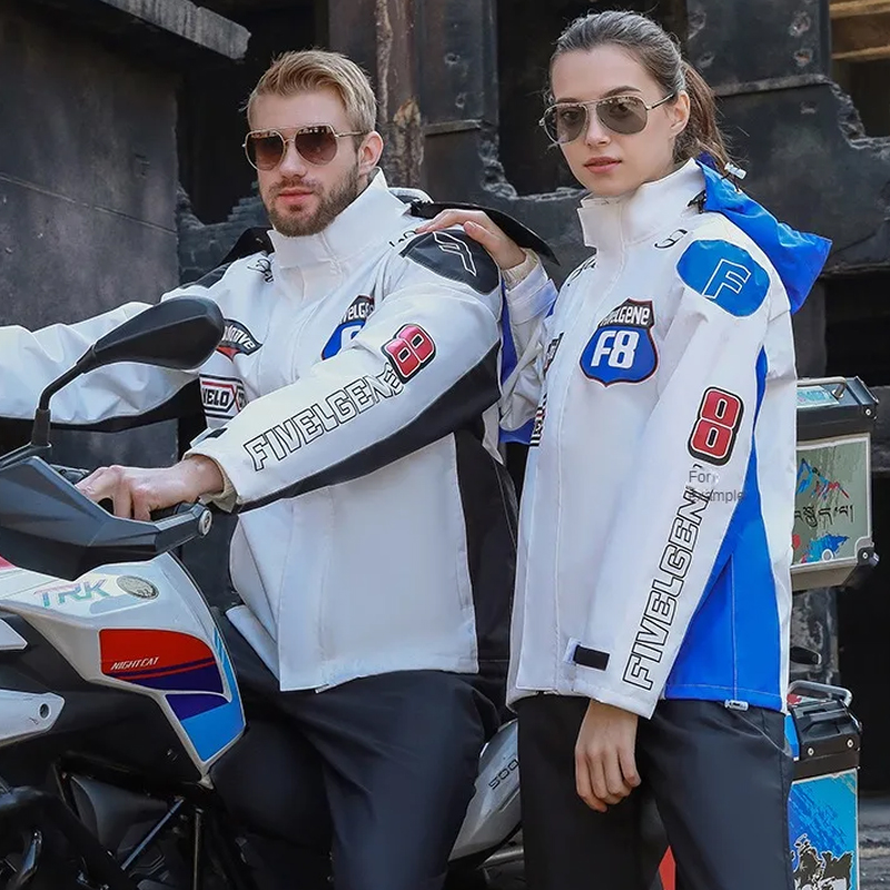 Motorcycle Gear Full Set - 오토바이 라이딩 분리형 레인코트 세트 남녀공용