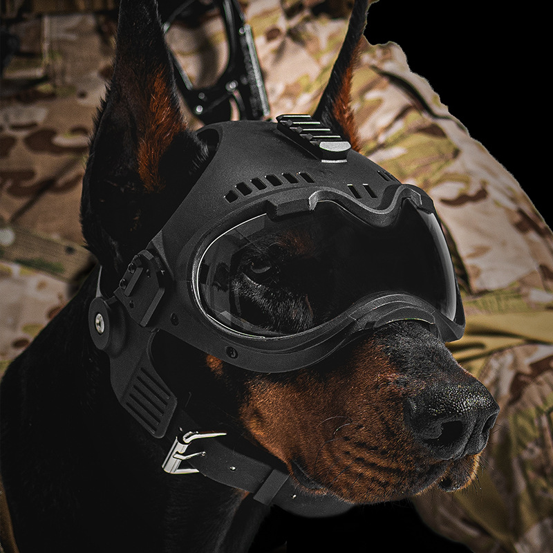 Motorcycle Gear Dogs - 전술견 훈련용 K9 헬멧 군사 사냥