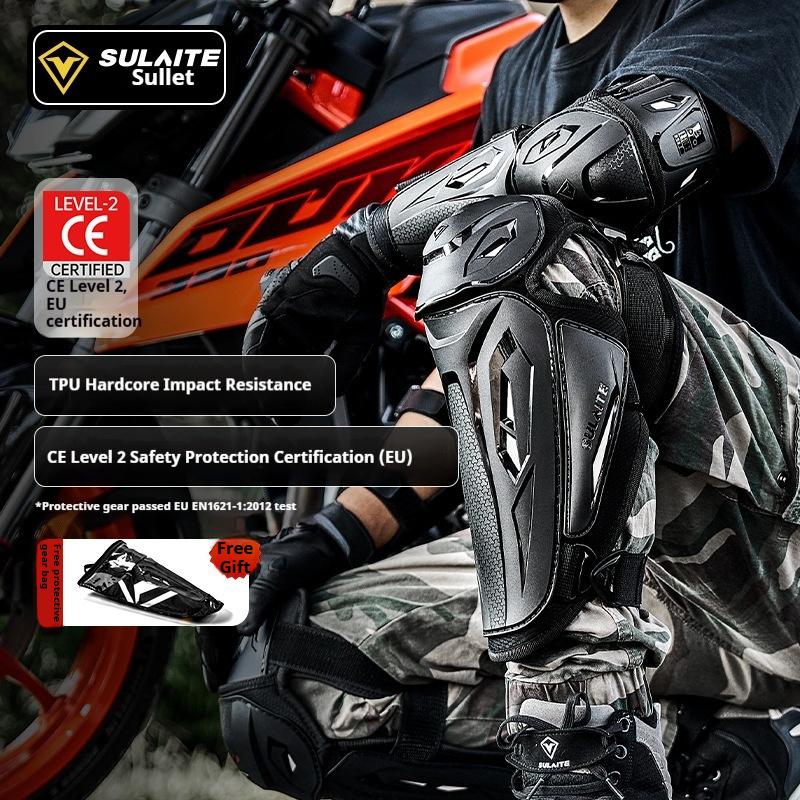 Motorcycle Gear Full Set - SULAITE 오토바이 무릎 및 팔꿈치 보호대