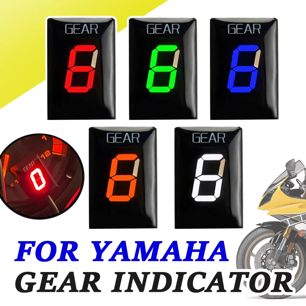 Motorcycle Gear Display - YAMAHA YZF-R1 YZFR1 YZF-R6 YZF-R6S YZFR6