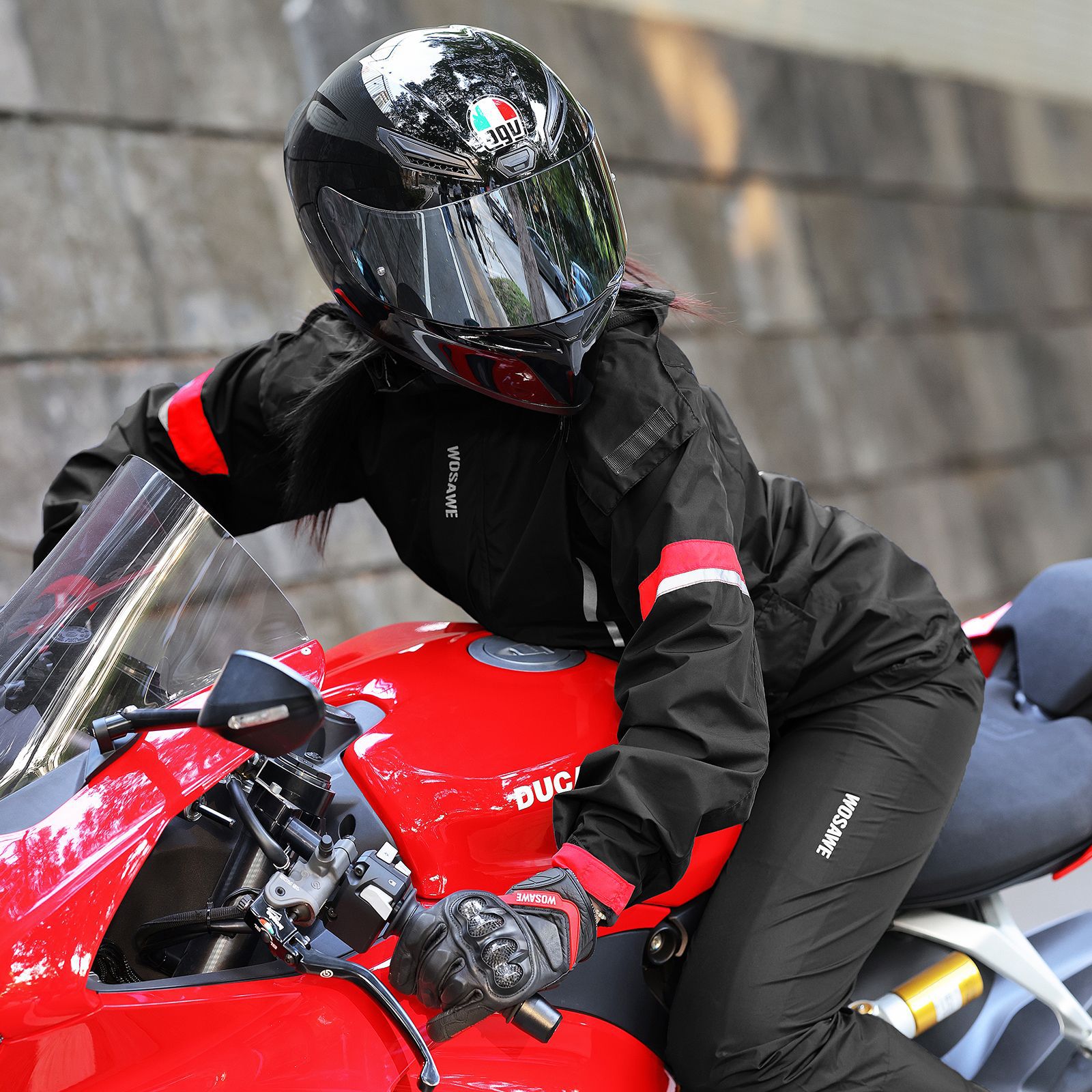 WOSAWE 남성용 오토바이 레인슈트 방수 두꺼운 플러 - Motorcycle Gear Full Set 리뷰 및 가격