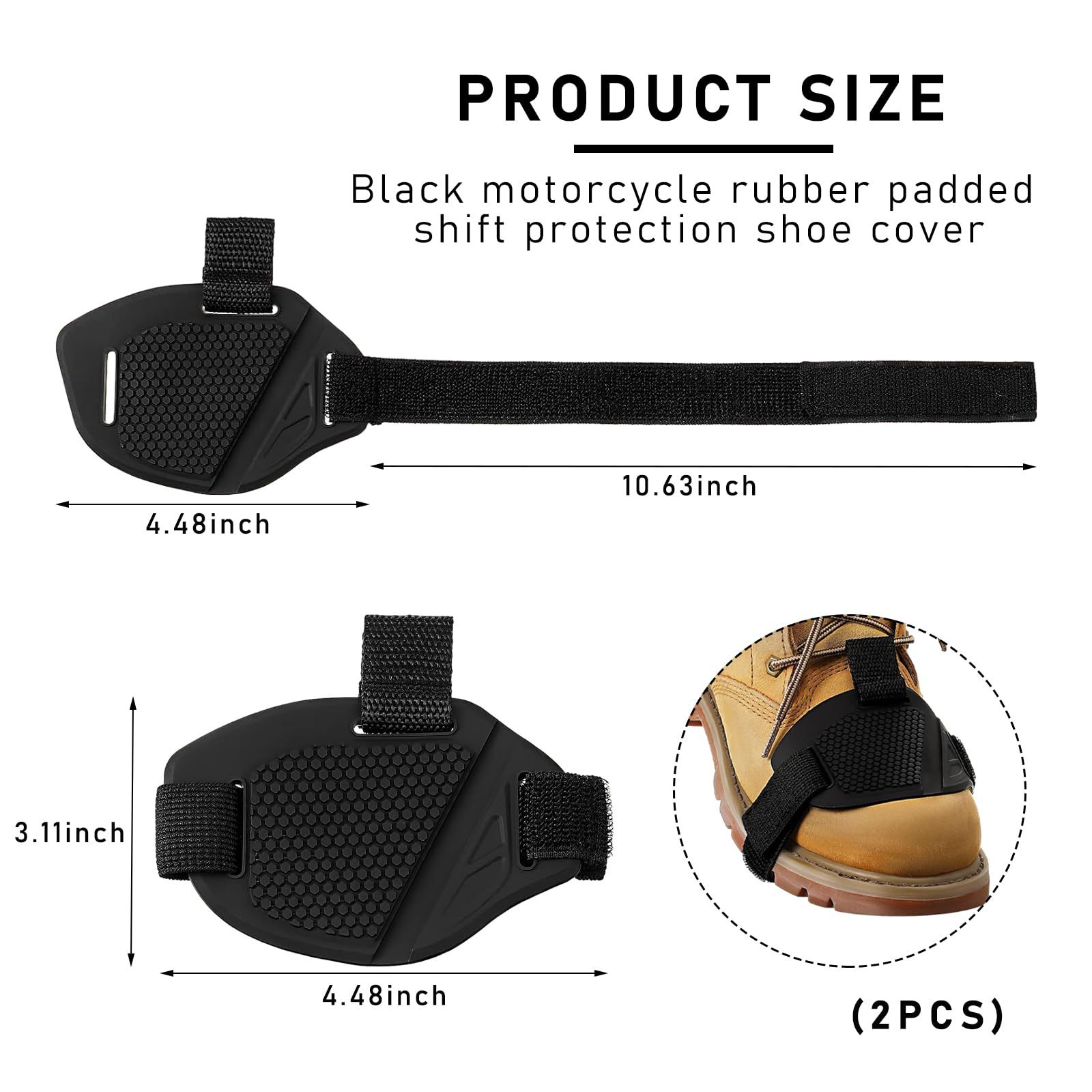 허니콤 미끄럼 방지 기어 변속 슈즈 프로텍터 오토바이  - Motorcycle Gear Cover 리뷰 및 가격